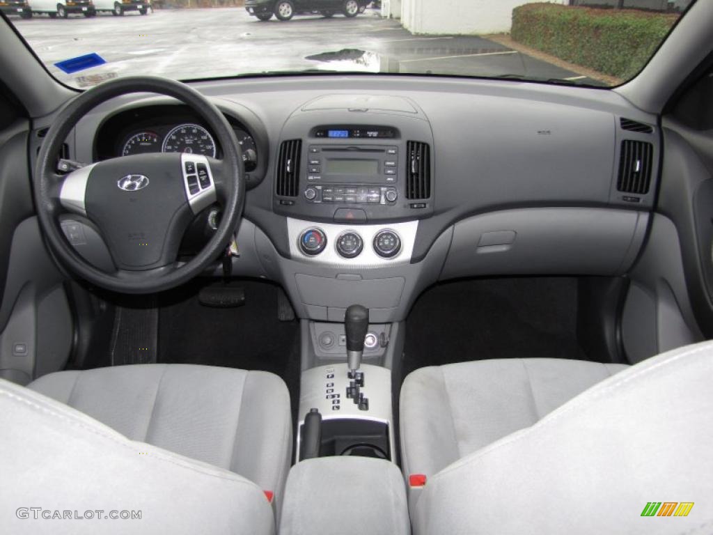 2009 Elantra GLS Sedan - Carbon Gray / Gray photo #13