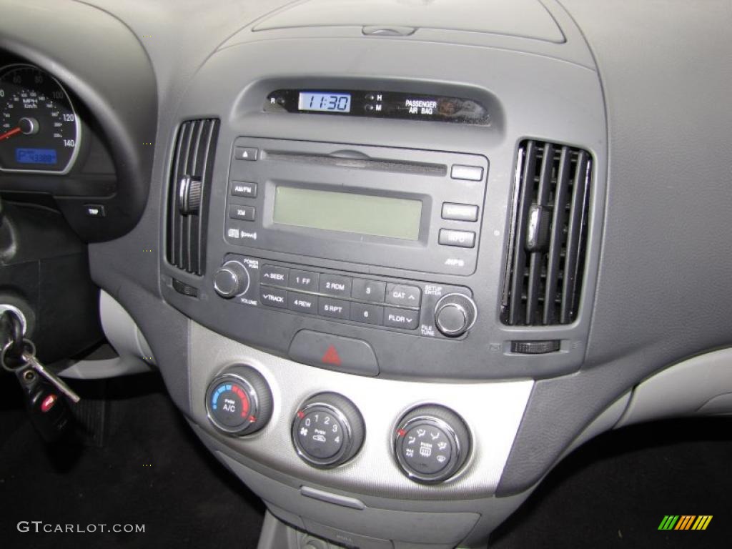 2009 Elantra GLS Sedan - Carbon Gray / Gray photo #15