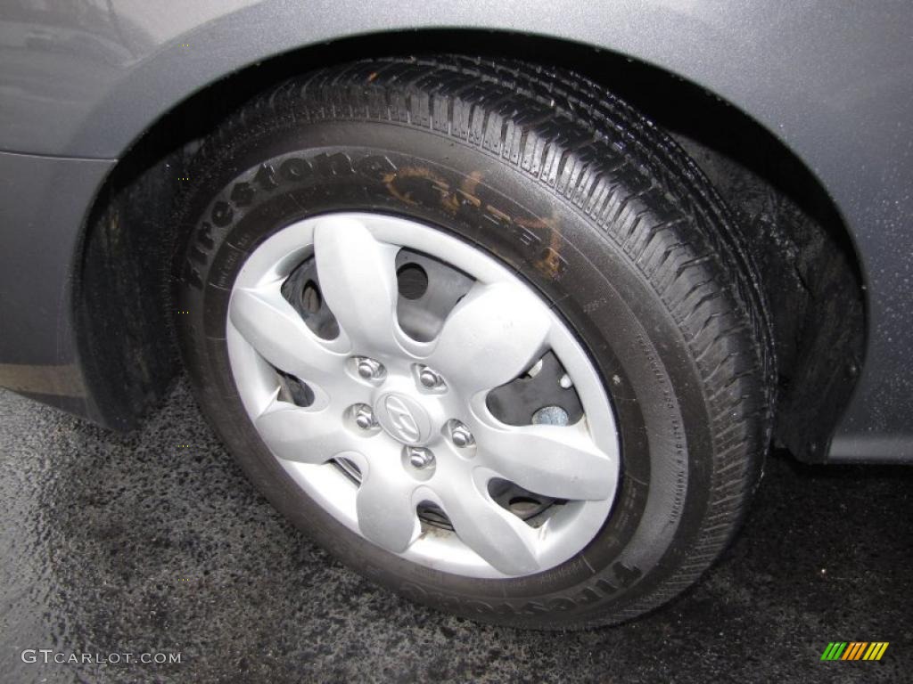 2009 Elantra GLS Sedan - Carbon Gray / Gray photo #19