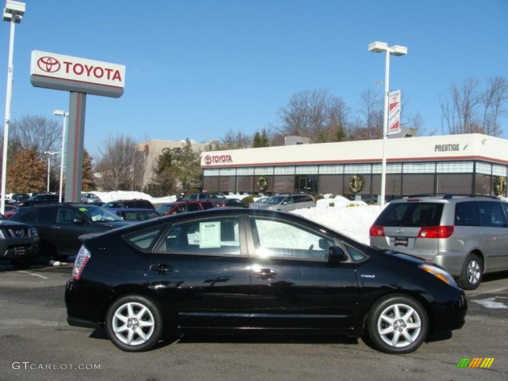 2008 Prius Hybrid Touring - Black / Gray photo #1