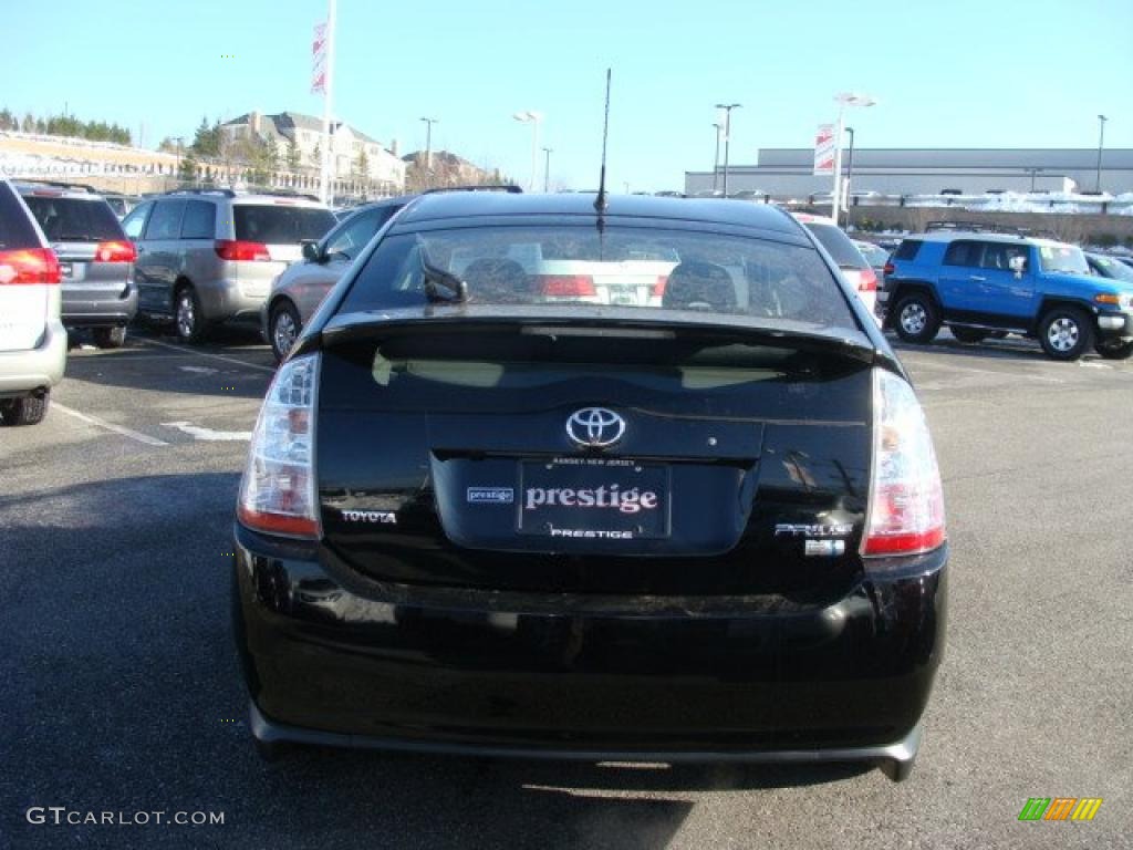 2008 Prius Hybrid Touring - Black / Gray photo #4