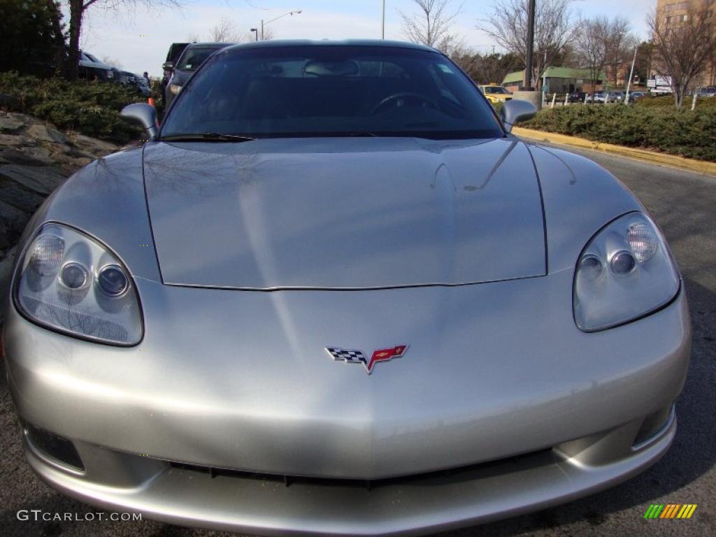 2005 Corvette Coupe - Machine Silver / Ebony photo #11