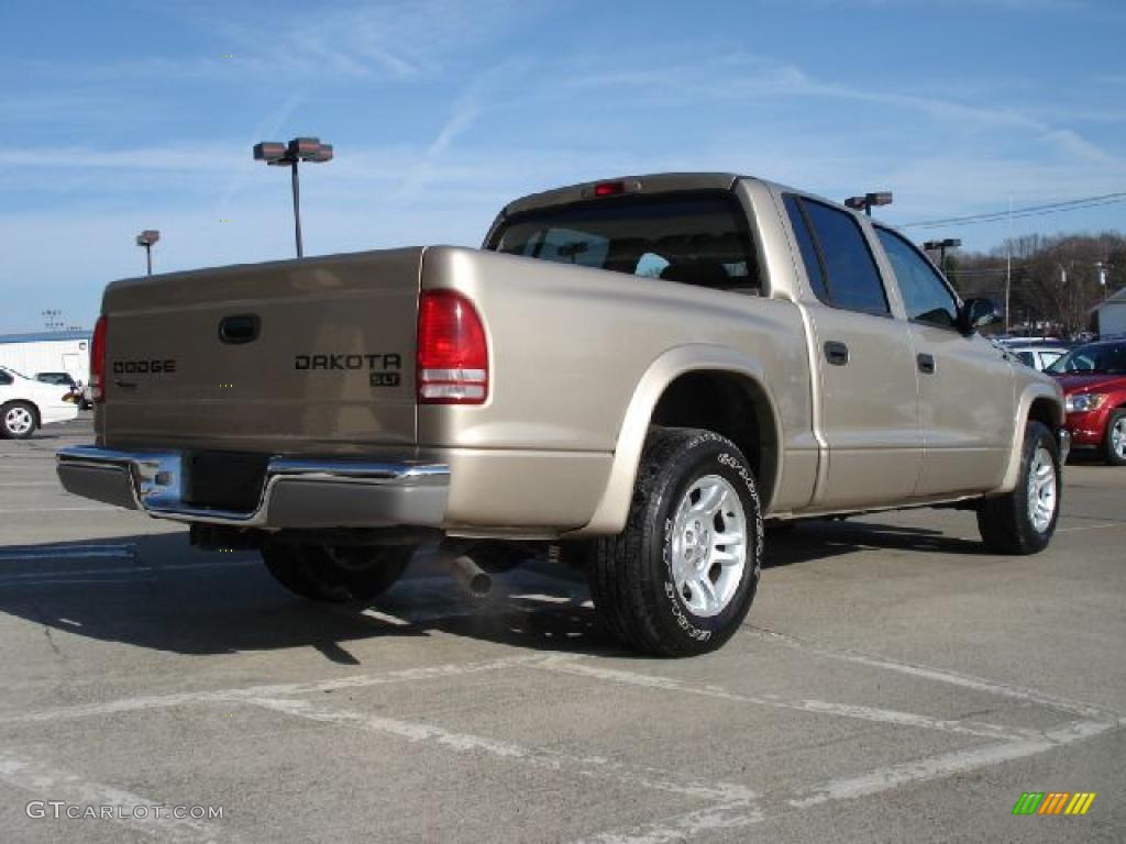 Light Almond Pearl Metallic 2004 Dodge Dakota SLT Quad Cab Exterior Photo #42244389