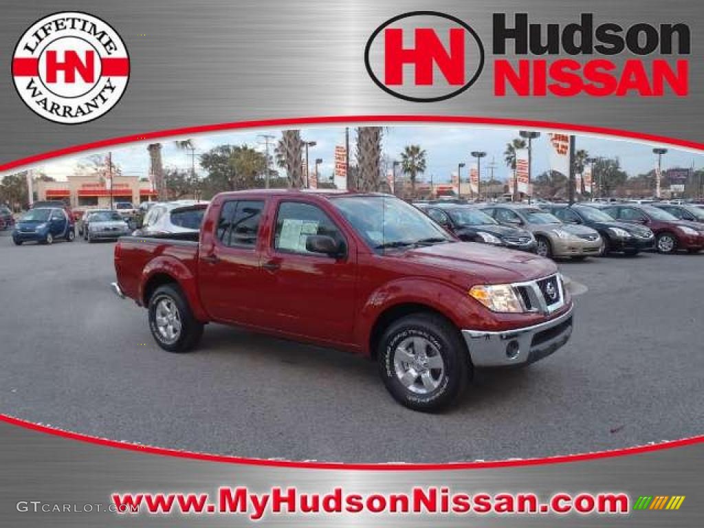 2011 Frontier SV Crew Cab - Red Brick / Beige photo #1