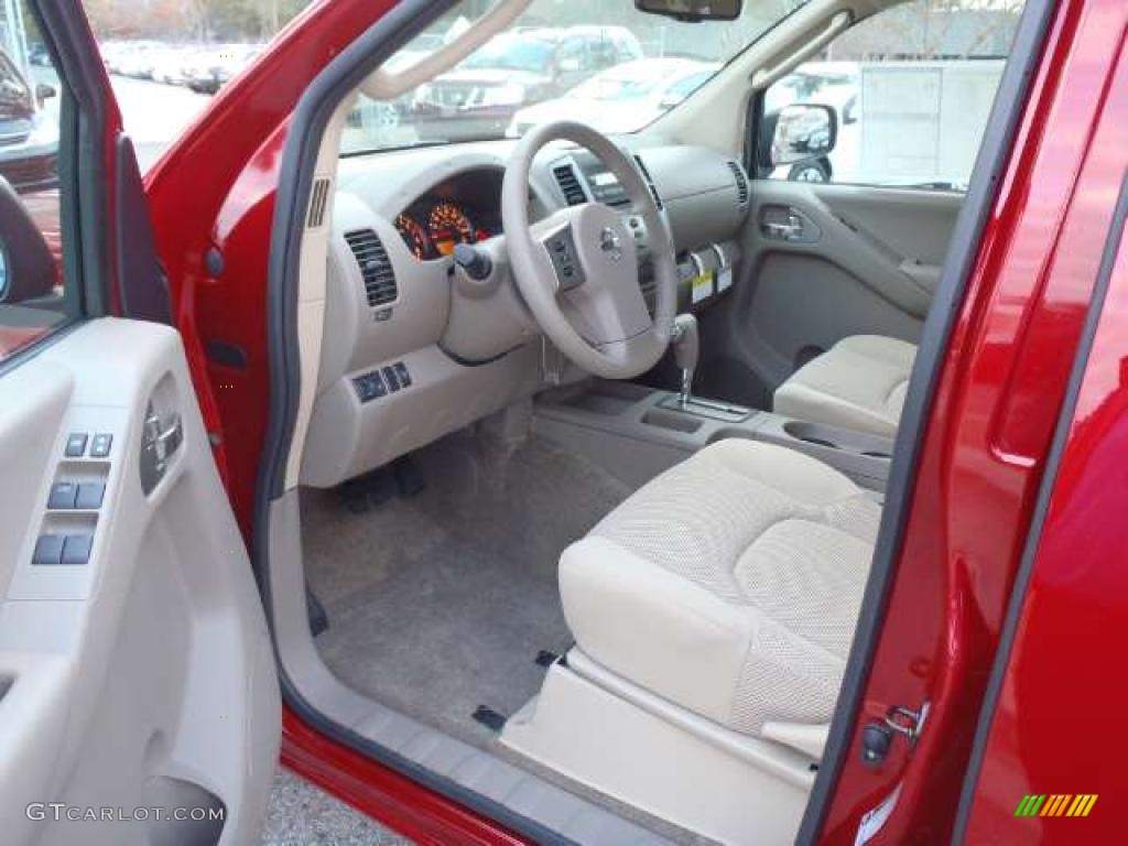 Beige Interior 2011 Nissan Frontier SV Crew Cab Photo #42244625