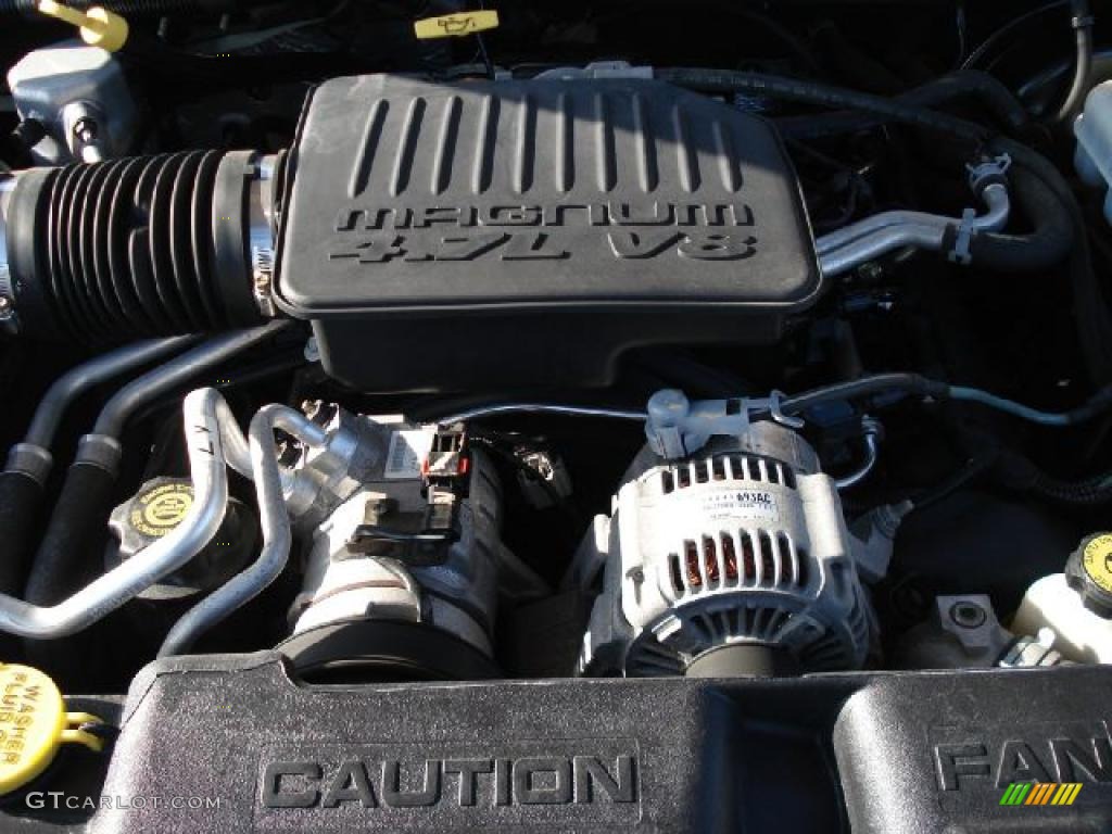 2004 Dodge Dakota SLT Quad Cab 4.7 Liter SOHC 16-Valve PowerTech V8 Engine Photo #42244737