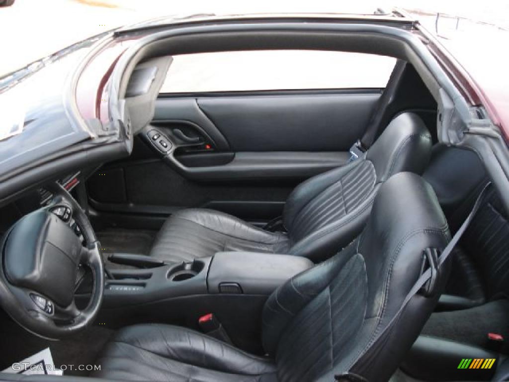 Ebony Interior 2001 Chevrolet Camaro Coupe Photo #42245286
