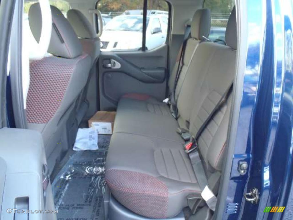 Pro 4X Graphite/Red Interior 2011 Nissan Frontier Pro-4X Crew Cab 4x4 Photo #42245478