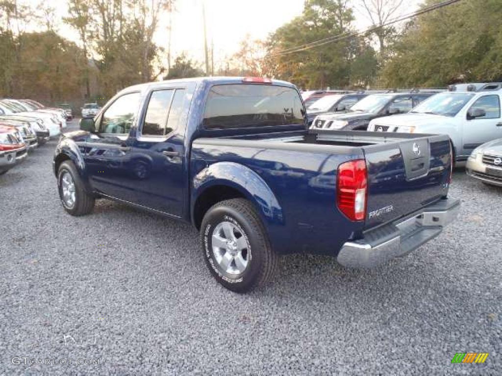 Navy Blue 2011 Nissan Frontier SV Crew Cab Exterior Photo #42246530