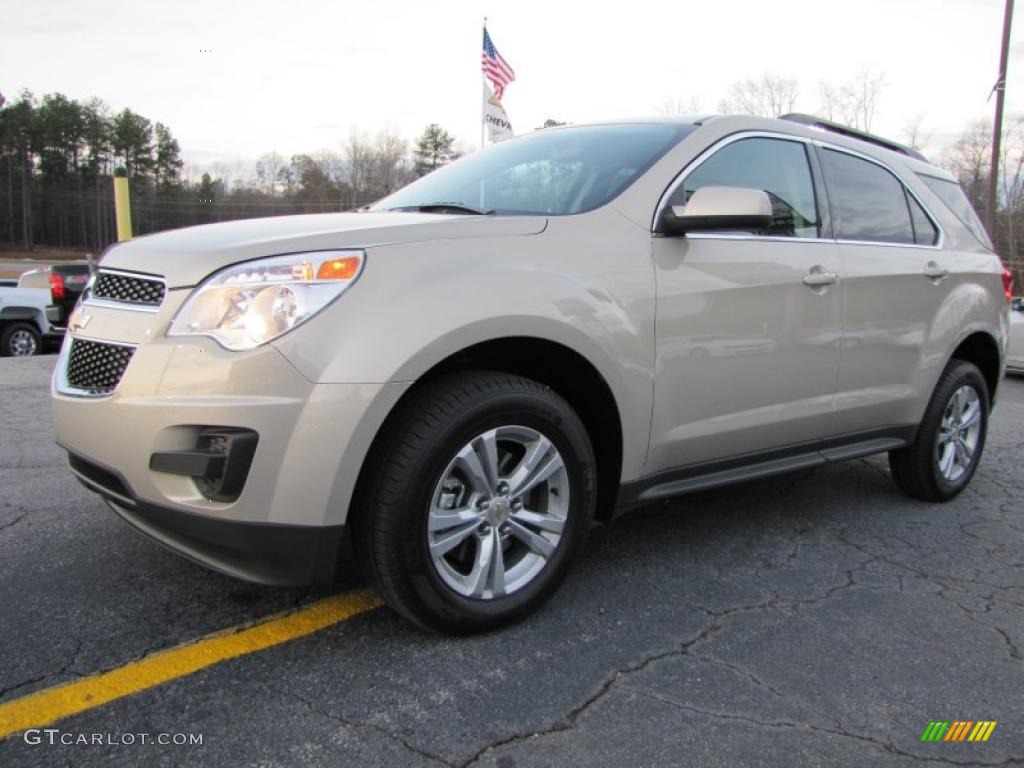 Gold Mist Metallic 2011 Chevrolet Equinox LT Exterior Photo #42247234
