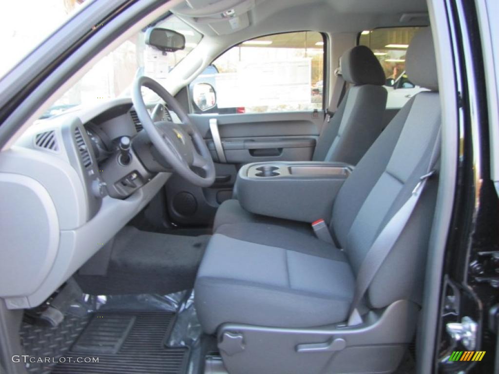 Dark Titanium Interior 2011 Chevrolet Silverado 1500 LS Crew Cab Photo #42248458