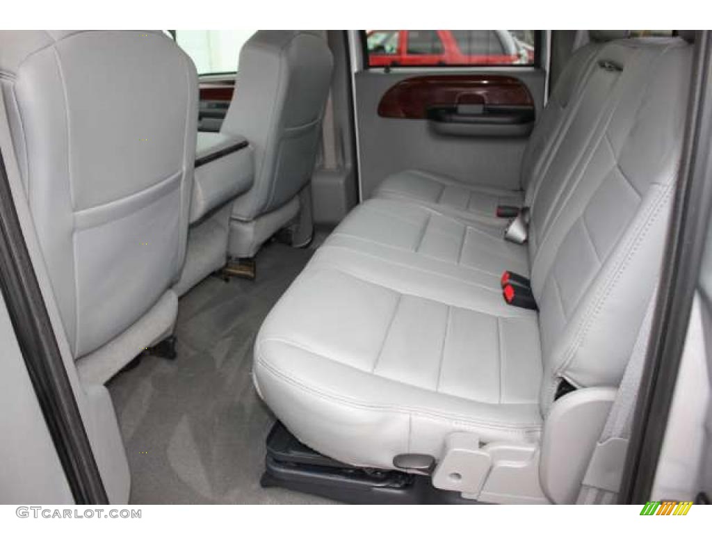 Medium Flint Interior 2006 Ford F350 Super Duty Lariat Crew Cab Dually Photo #42248570