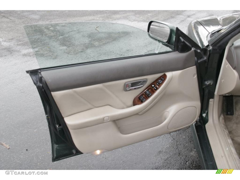 2003 Subaru Legacy 2.5 GT Sedan Beige Door Panel Photo #42248978