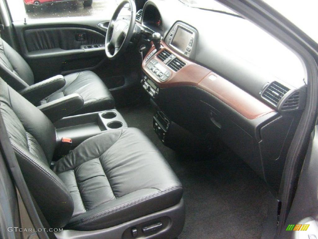 Black Interior 2010 Honda Odyssey Touring Photo #42249514