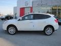 2011 Pearl White Nissan Rogue SV  photo #2