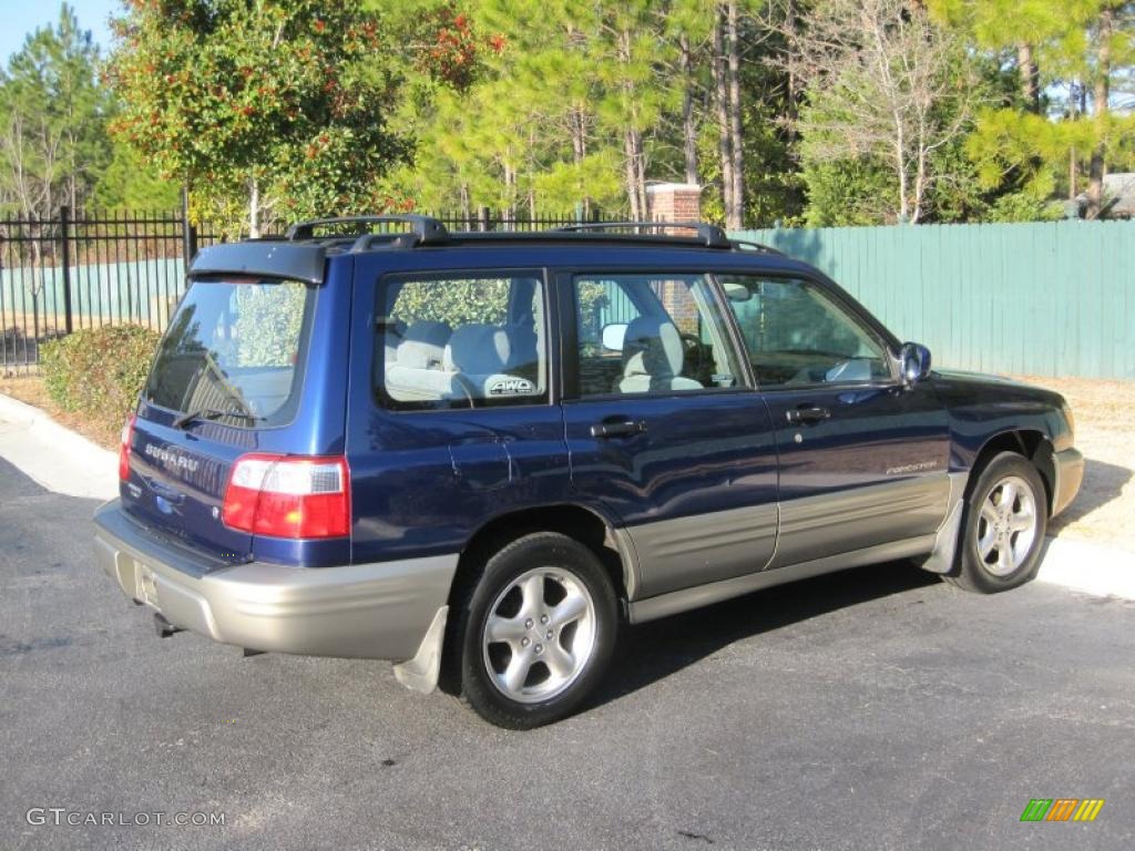 2001 Forester 2.5 S - Blue Ridge Pearl / Gray photo #9