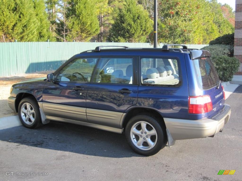 2001 Forester 2.5 S - Blue Ridge Pearl / Gray photo #11
