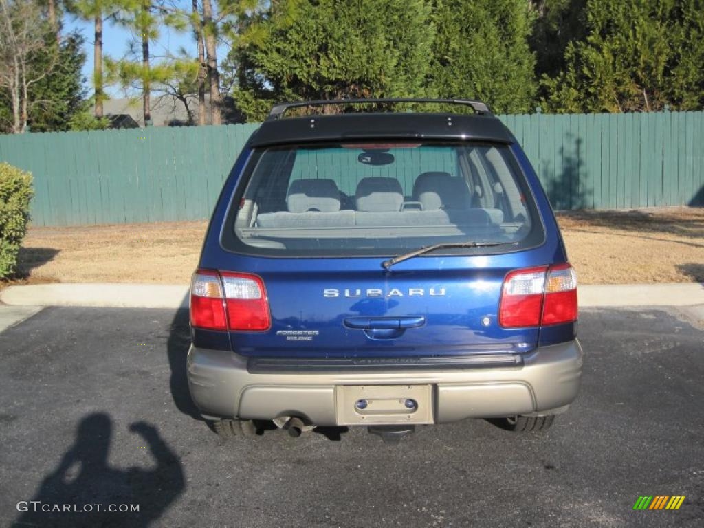 2001 Forester 2.5 S - Blue Ridge Pearl / Gray photo #13