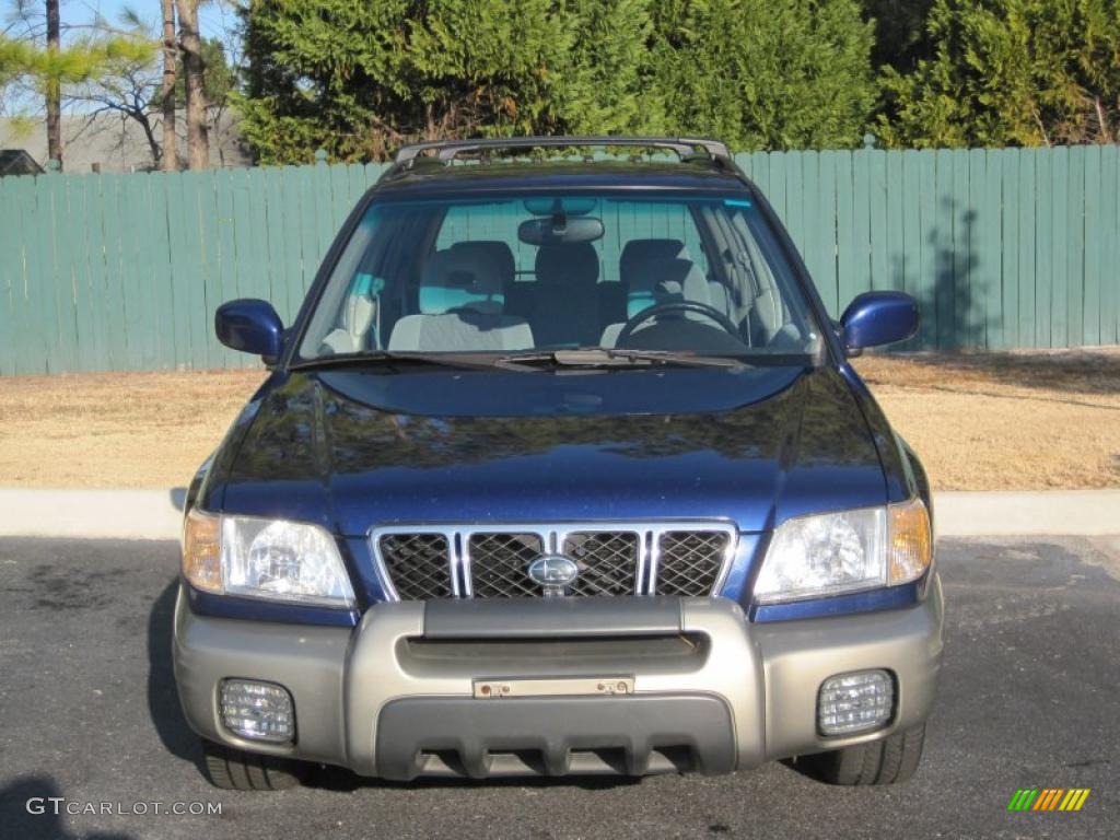 2001 Forester 2.5 S - Blue Ridge Pearl / Gray photo #17