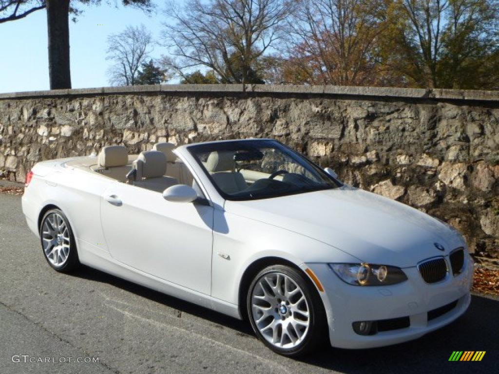 2008 3 Series 328i Convertible - Alpine White / Black photo #1