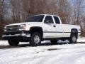 2004 Summit White Chevrolet Silverado 2500HD LS Extended Cab 4x4  photo #3