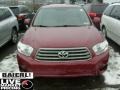 2009 Salsa Red Pearl Toyota Highlander V6 4WD  photo #2