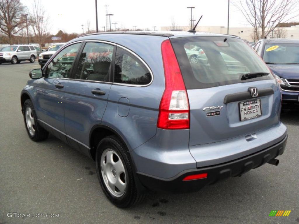 2008 CR-V LX - Glacier Blue Metallic / Gray photo #2