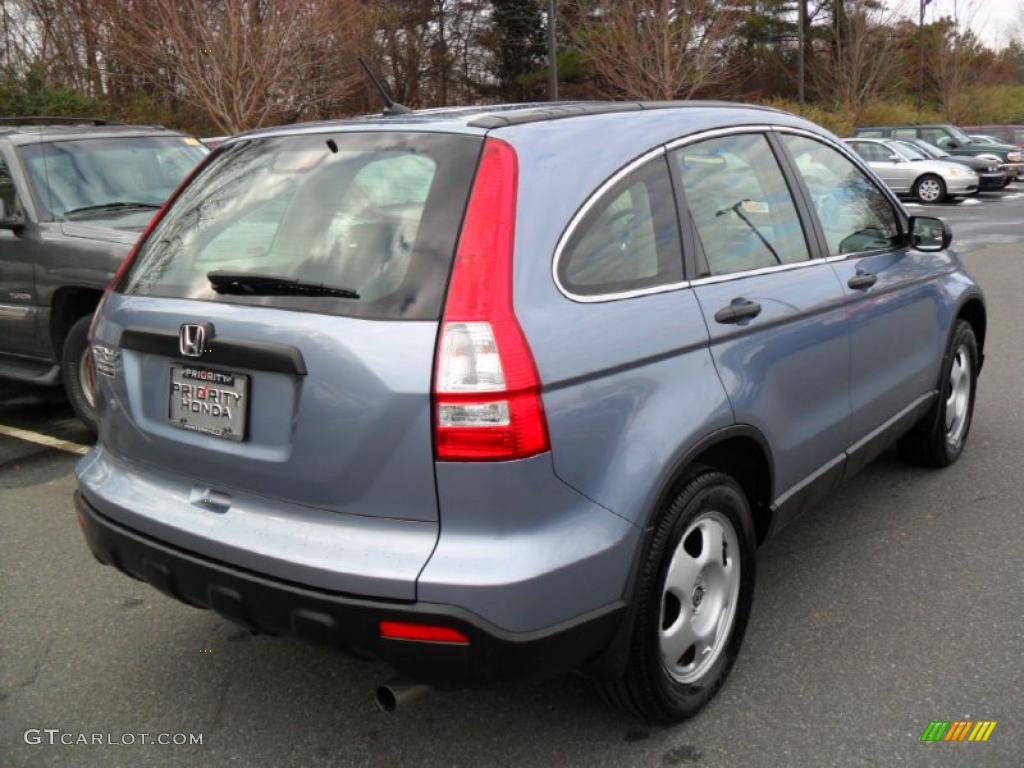 2008 CR-V LX - Glacier Blue Metallic / Gray photo #4