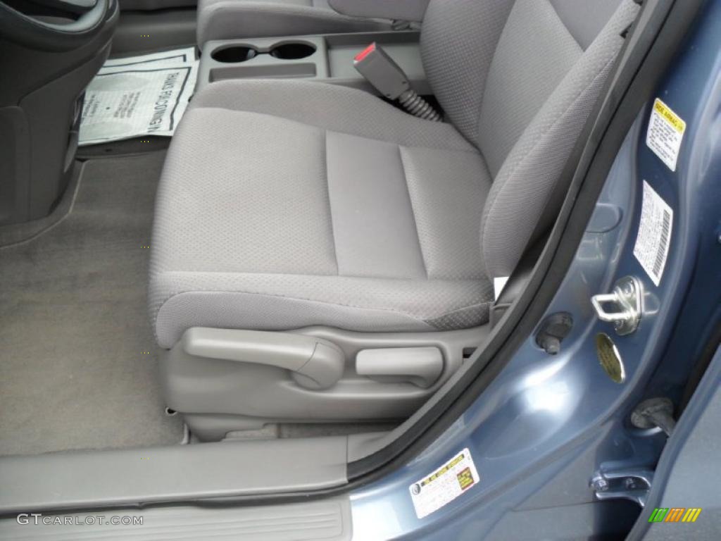 2008 CR-V LX - Glacier Blue Metallic / Gray photo #9