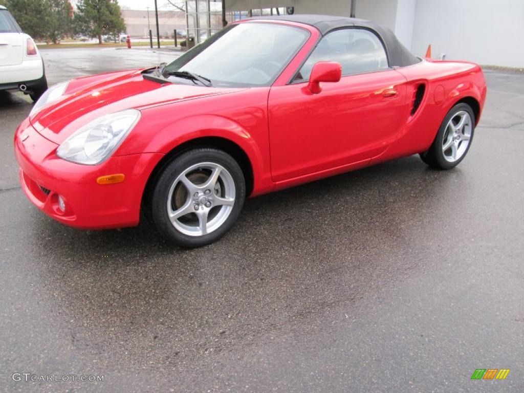 Absolutely Red Toyota MR2 Spyder