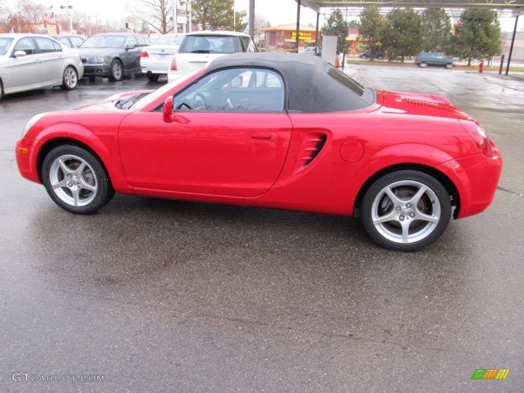 2003 MR2 Spyder Roadster - Absolutely Red / Black photo #2