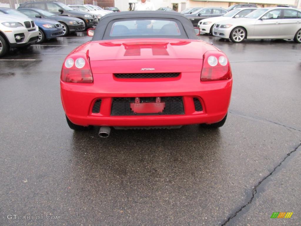 2003 MR2 Spyder Roadster - Absolutely Red / Black photo #4