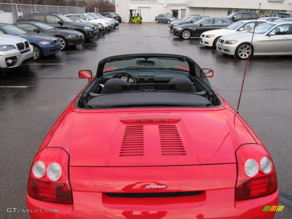 2003 MR2 Spyder Roadster - Absolutely Red / Black photo #18