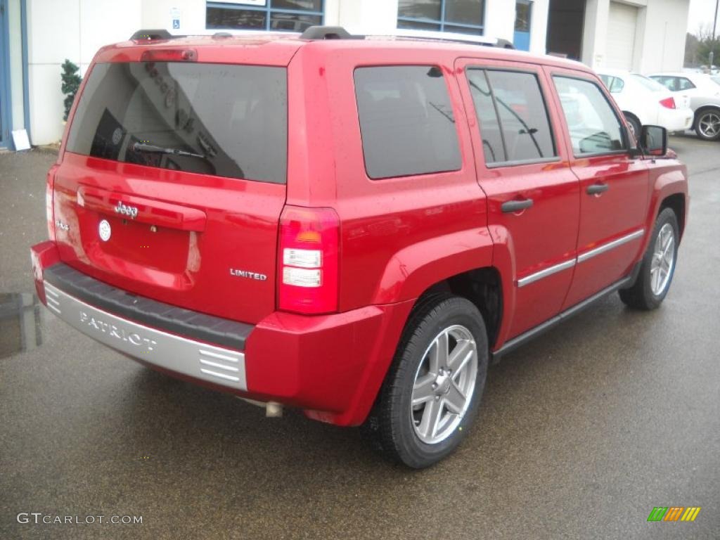 Red Crystal Pearl 2008 Jeep Patriot Limited 4x4 Exterior Photo #42254798