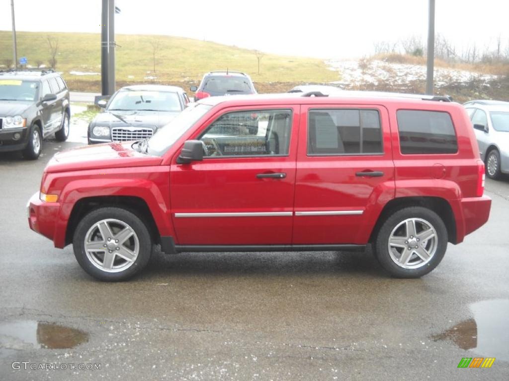 Red Crystal Pearl 2008 Jeep Patriot Limited 4x4 Exterior Photo #42254854