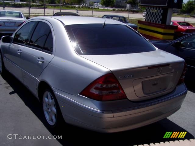 2001 C 240 Sedan - Brilliant Silver Metallic / Ash photo #1