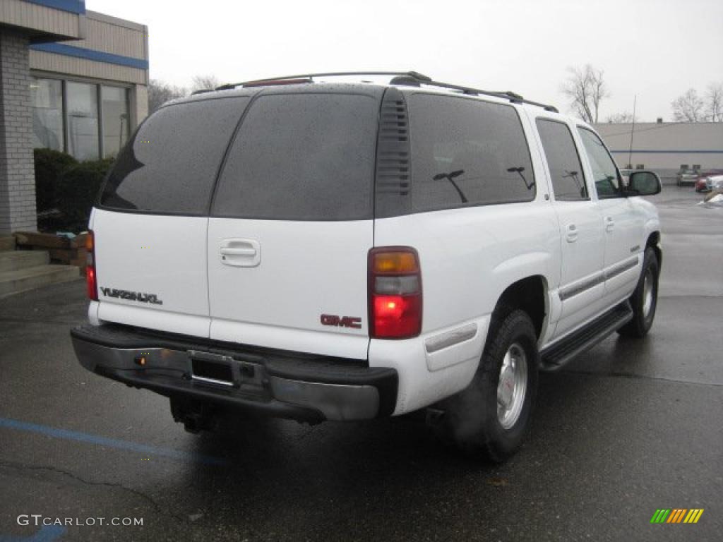 2002 Yukon XL SLT 4x4 - Summit White / Neutral/Shale photo #7