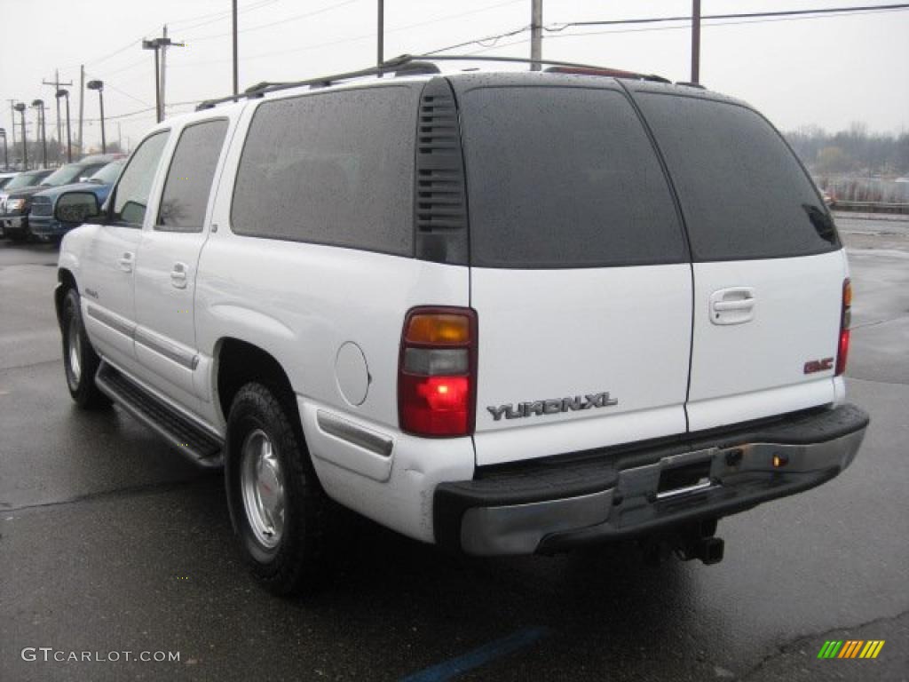 2002 Yukon XL SLT 4x4 - Summit White / Neutral/Shale photo #9