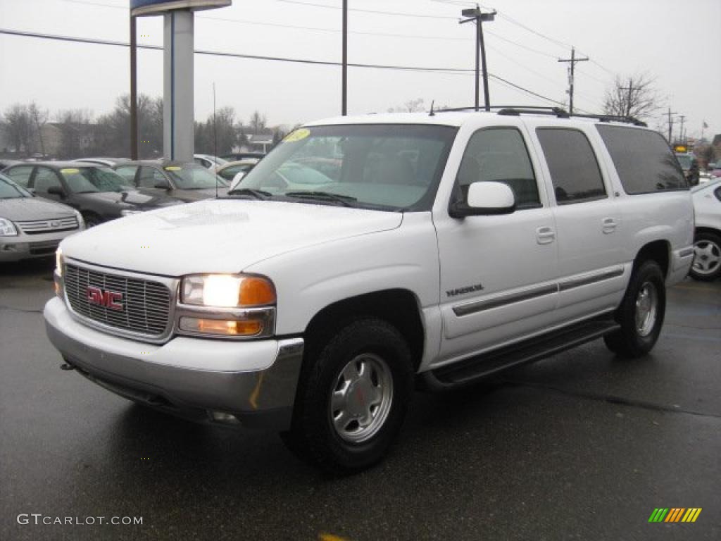 2002 Yukon XL SLT 4x4 - Summit White / Neutral/Shale photo #10