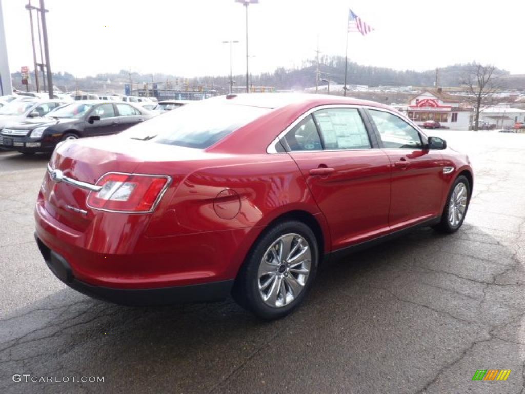2011 Taurus Limited AWD - Red Candy / Charcoal Black photo #4