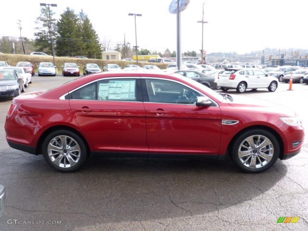 2011 Taurus Limited AWD - Red Candy / Charcoal Black photo #5
