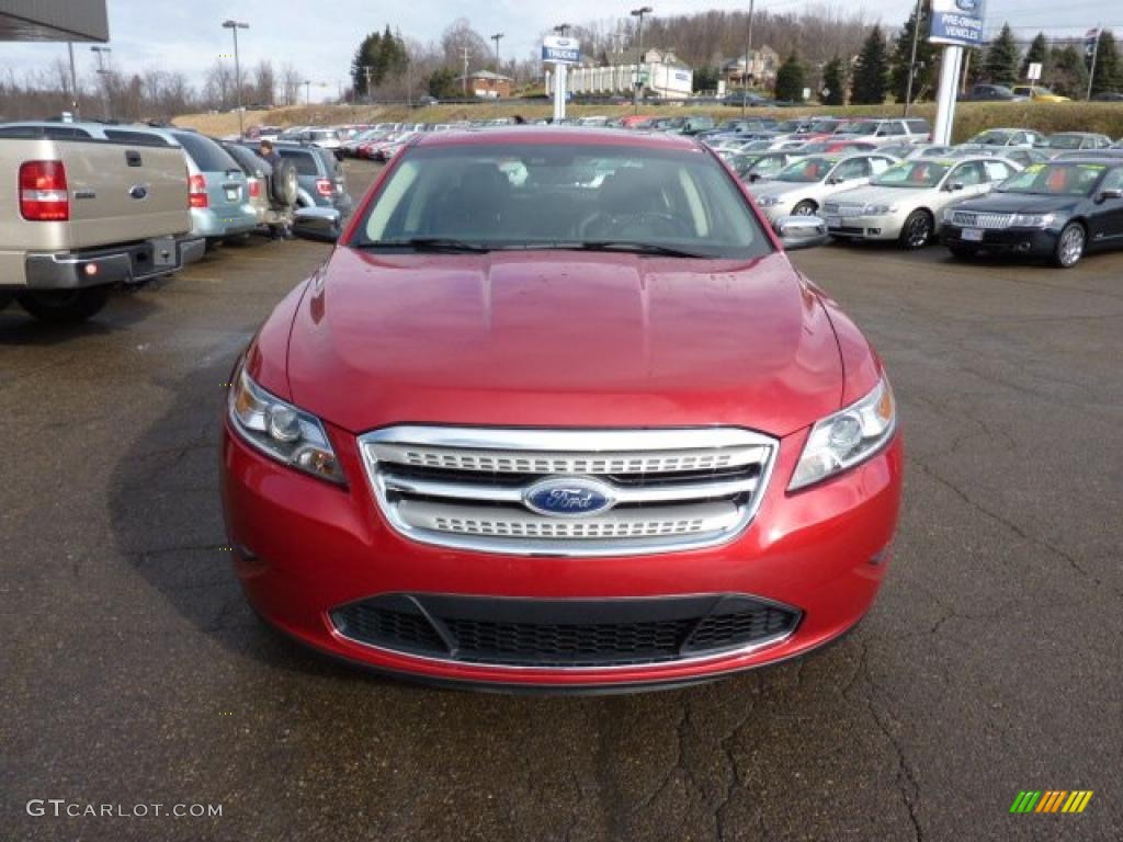 2011 Taurus Limited AWD - Red Candy / Charcoal Black photo #7