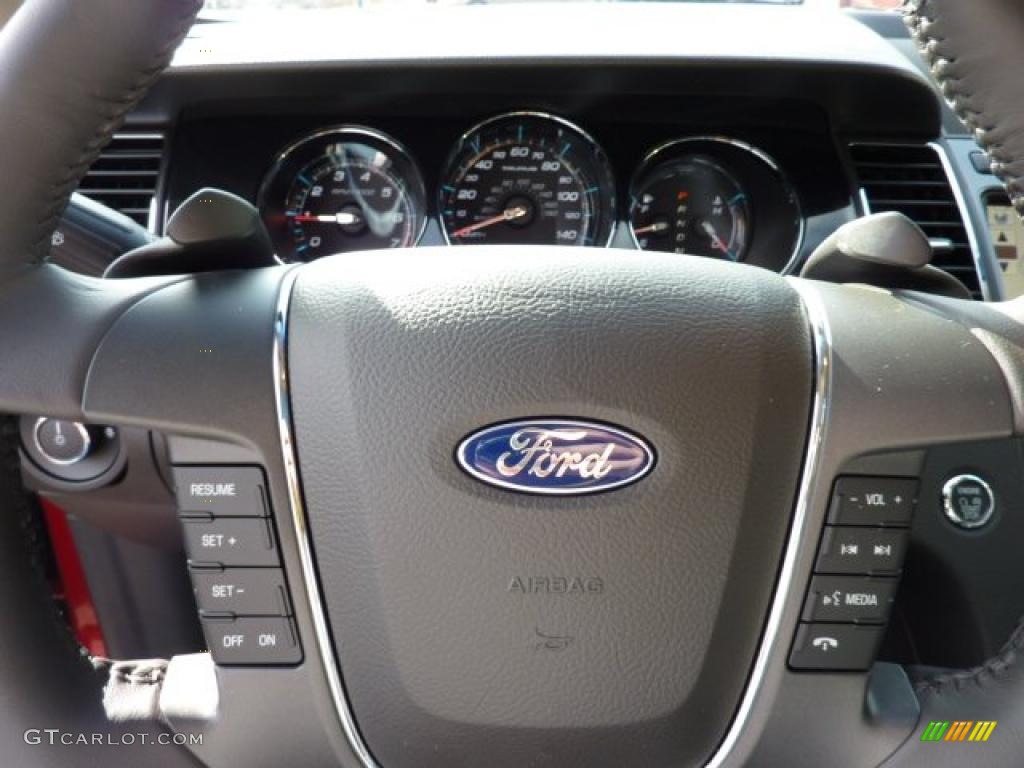 2011 Taurus Limited AWD - Red Candy / Charcoal Black photo #19