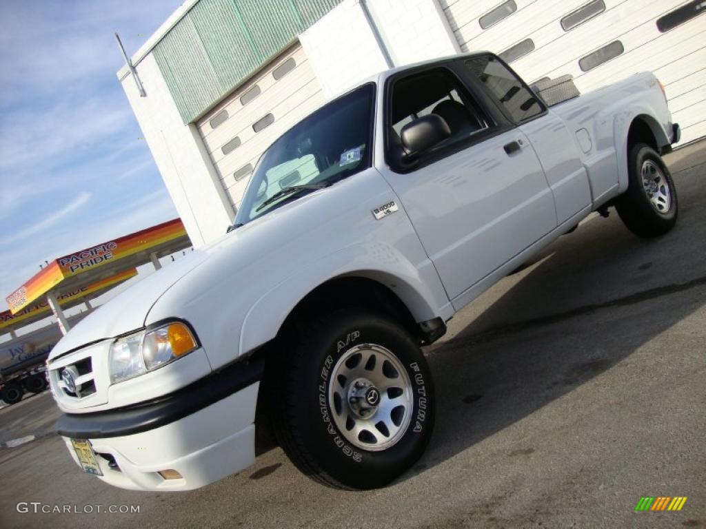 Classic White Mazda B-Series Truck