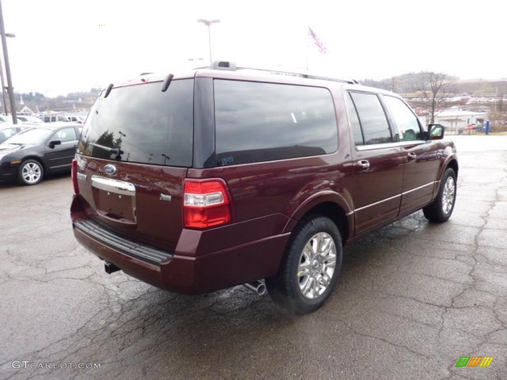 2011 Expedition EL Limited 4x4 - Royal Red Metallic / Charcoal Black photo #4