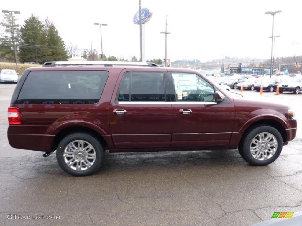 2011 Expedition EL Limited 4x4 - Royal Red Metallic / Charcoal Black photo #5