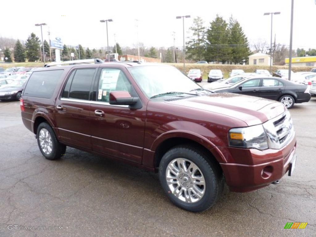 2011 Expedition EL Limited 4x4 - Royal Red Metallic / Charcoal Black photo #6