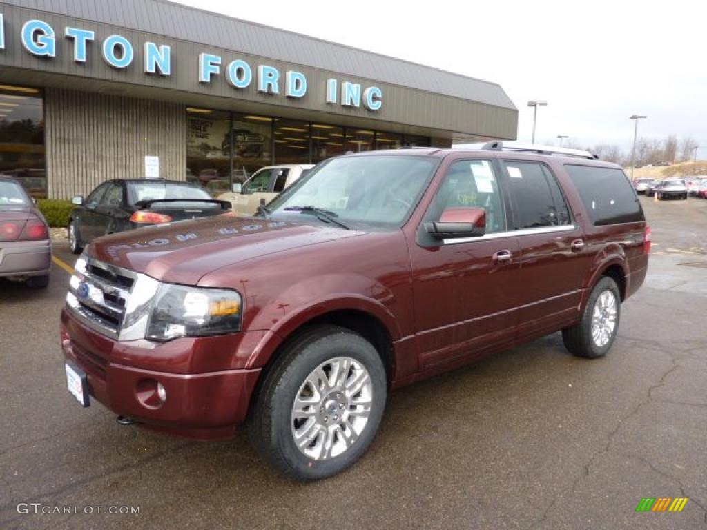2011 Expedition EL Limited 4x4 - Royal Red Metallic / Charcoal Black photo #8