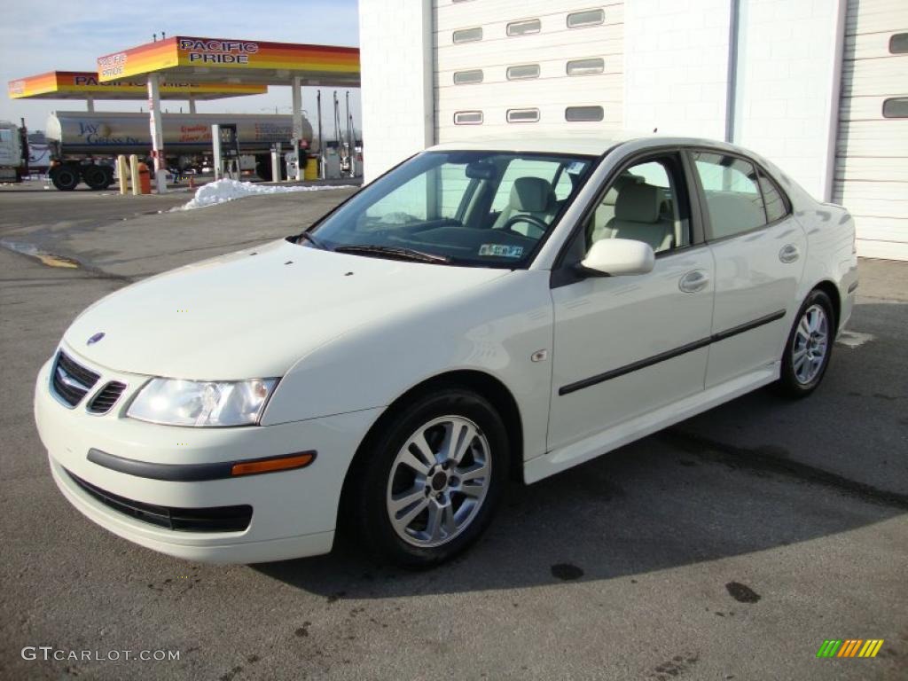 Polar White 2006 Saab 9-3 2.0T Sport Sedan Exterior Photo #42259854