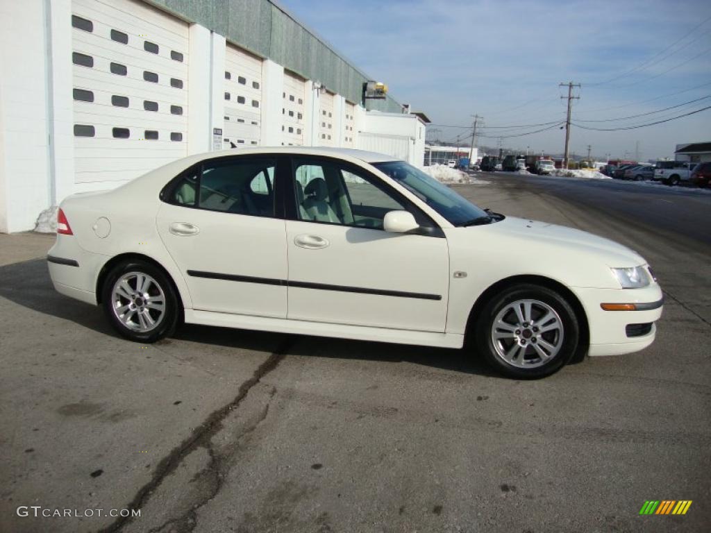 Polar White 2006 Saab 9-3 2.0T Sport Sedan Exterior Photo #42259922